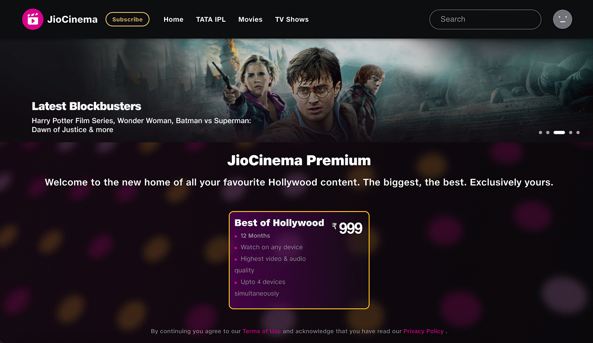 JioCinema makes SVoD debut with HBO, WB shows