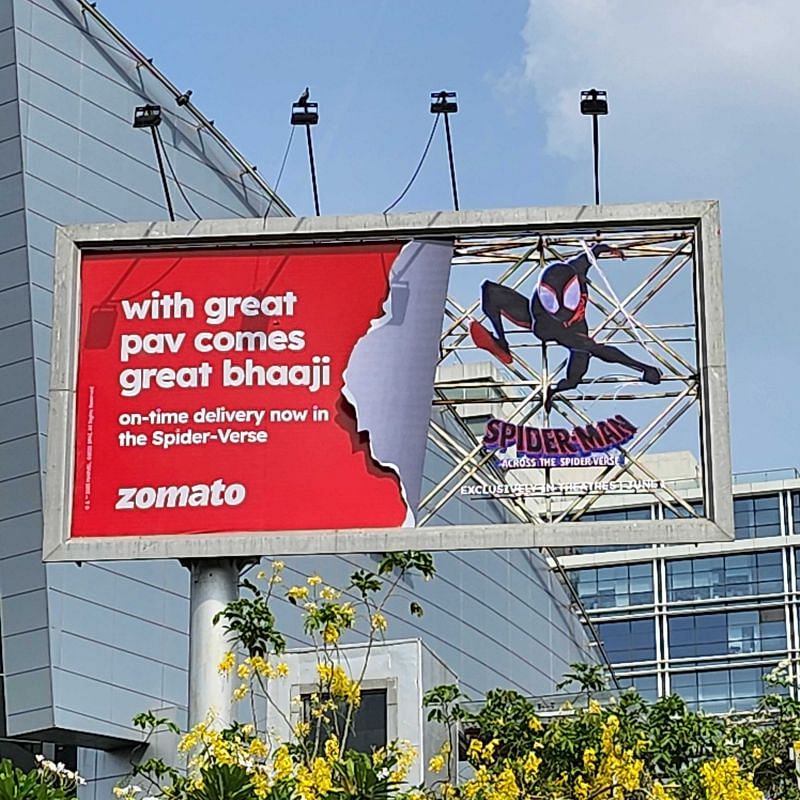Is Zomato to make an appearance in the upcoming Spider-Man movie?