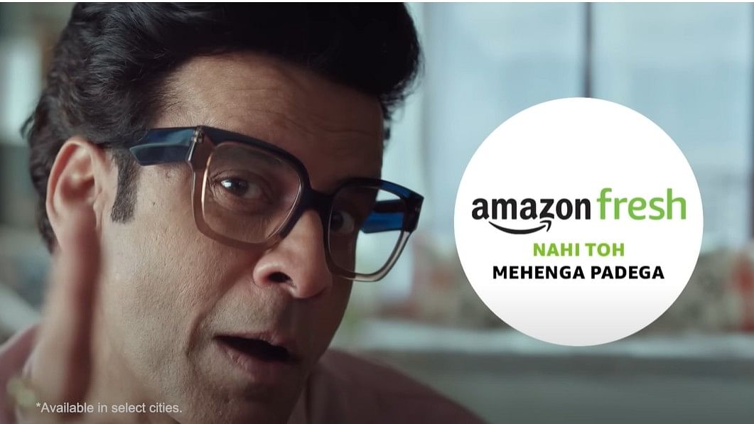 Manoj Bajpayee casts Amazon Fresh as a better choice for grocery shopping over q-comm apps