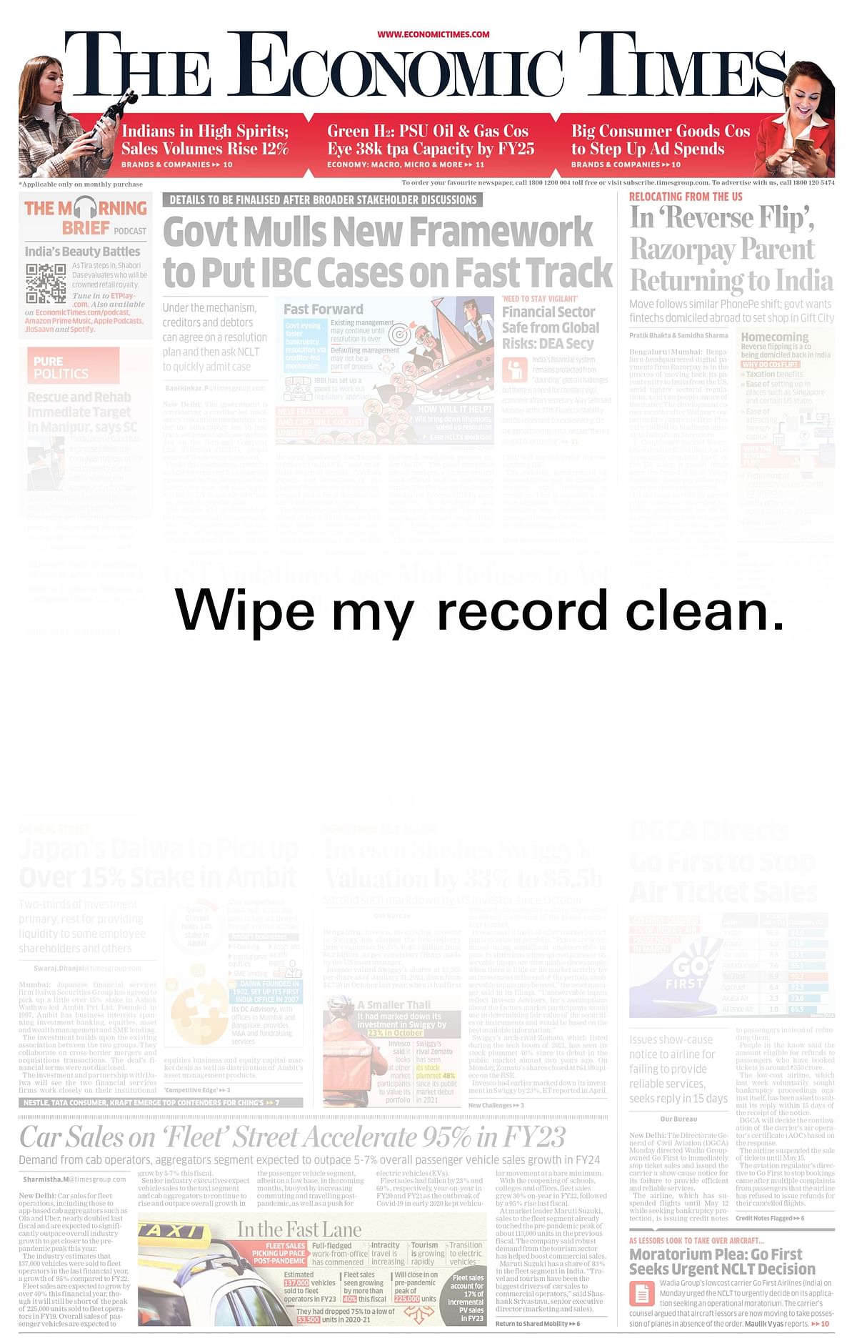 HSBC India's new campaign 'My Account Starts Today' starts with a "clean record"