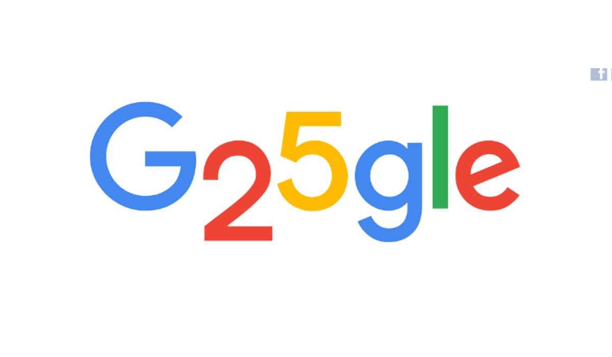 Google turns 25; celebrates birthday with a special doodle