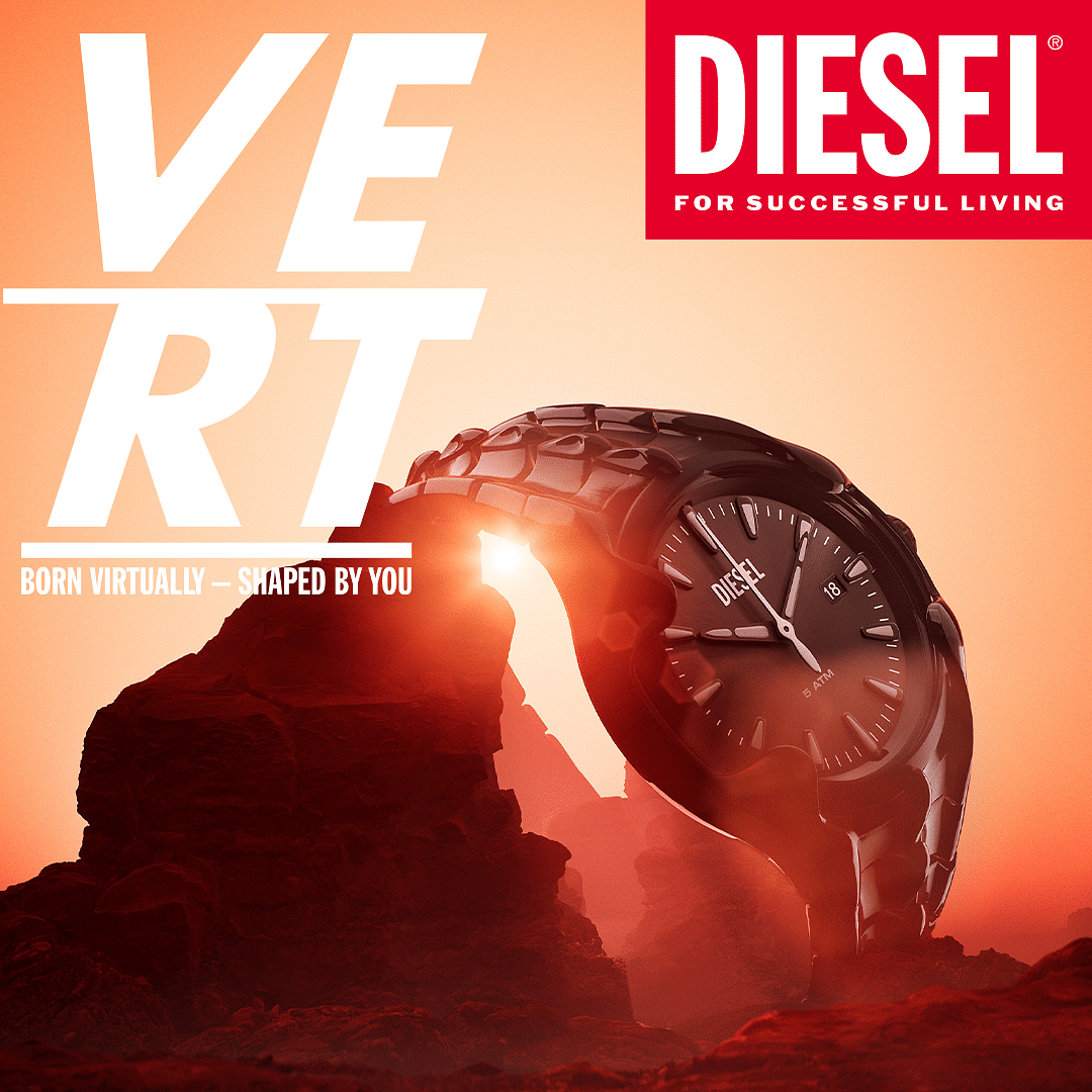 Diesel partners with pop star King to debut Diesel Vert, a first-of-its-kind watch collection designed in VR