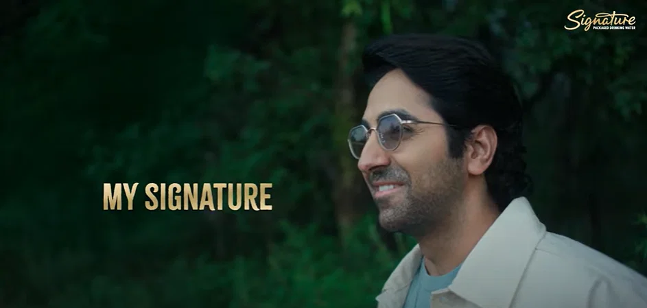 Signature Packaged Drinking Water collaborates with Ayushmann Khurrana to inspire conscious living and environmental stewardship