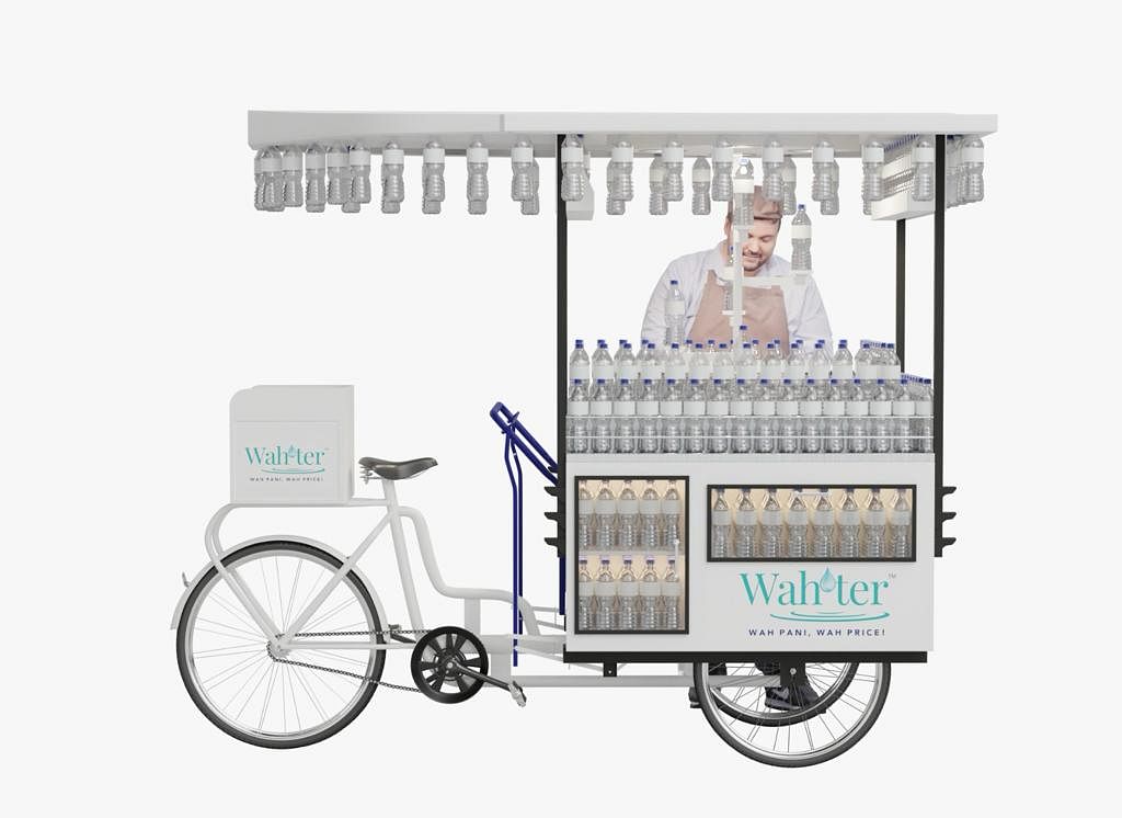 How Wahter is looking to make water bottles an advertising medium 