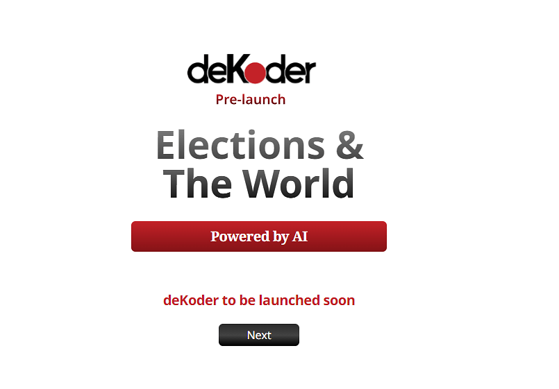 Prannoy Roy’s deKoder creates language-specific handles ahead of election coverage 
