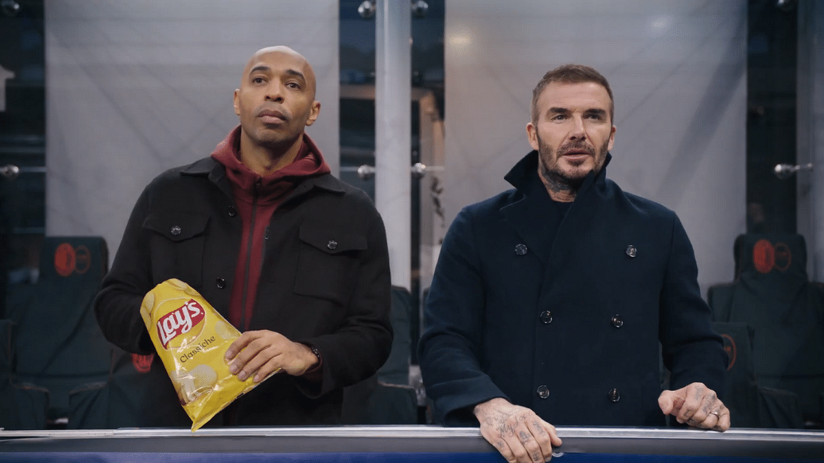 Football fans share Lay's with David Beckham and Thierry Henry at UEFA 2024