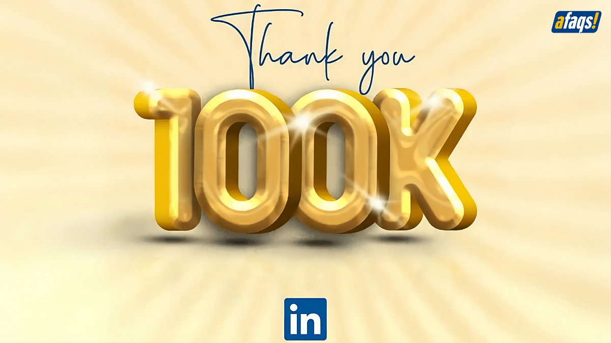 Breaking News: afaqs! LinkedIn page surpasses 100k followers
