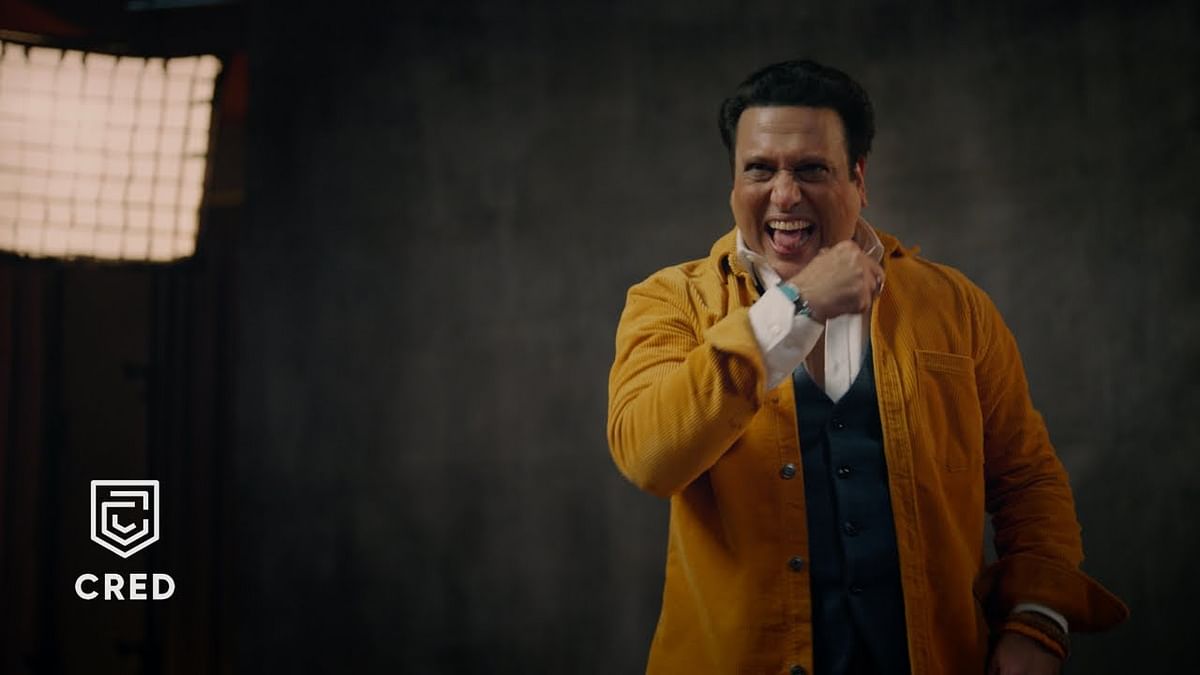 Govinda in a still from CRED's ad