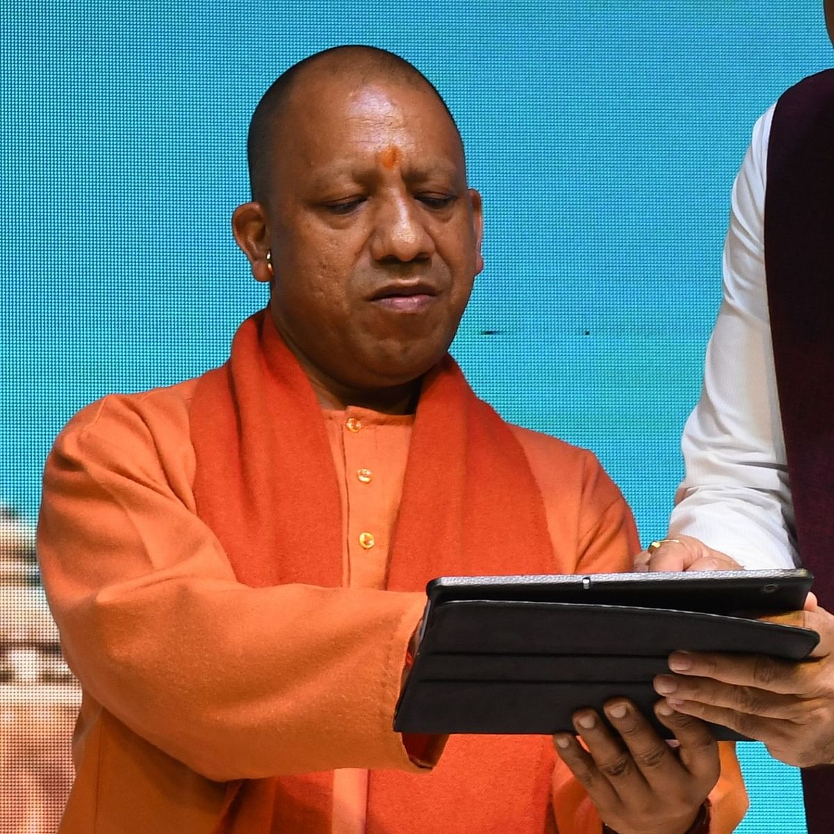 Yogi Adityanath, chief minister of Uttar Pradesh, launches Amar Ujala's AI Anchor 'Srishti': A New Era in Broadcasting Begins