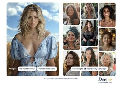 Dove announced it would recommit to "real bodies" in the age of AI, pledging to never use AI-generated media to represent them