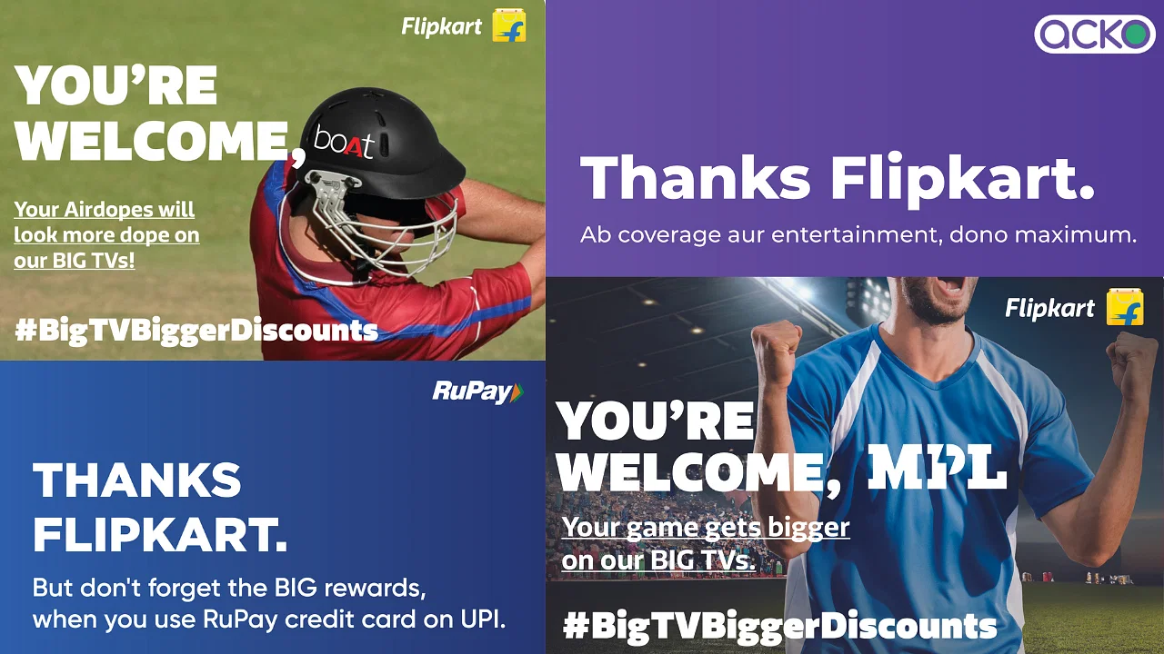 Flipkart's IPL campaign sparks banter with top brands