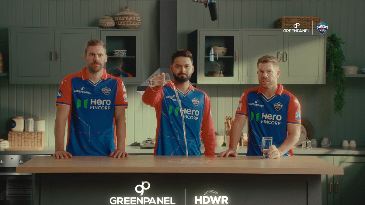 Delhi Capitals’ star players put Greenpanel's water resistance to the test 