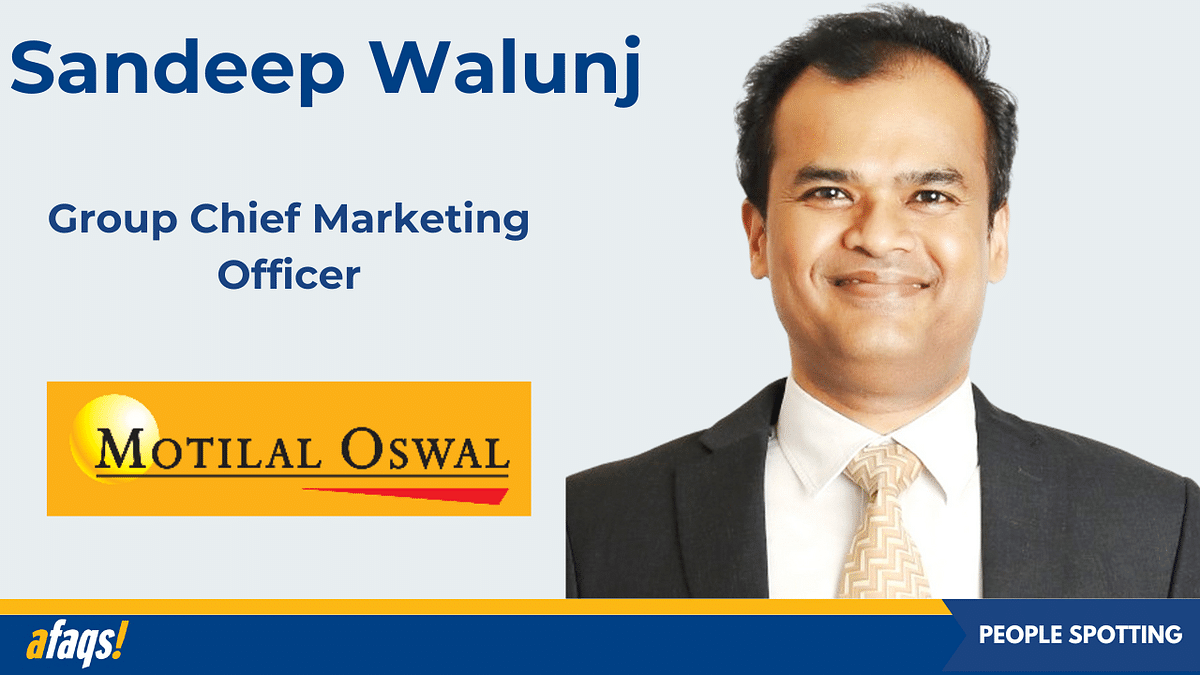 Motilal Oswal Financial Services ropes in Sandeep Walunj as its group CMO
