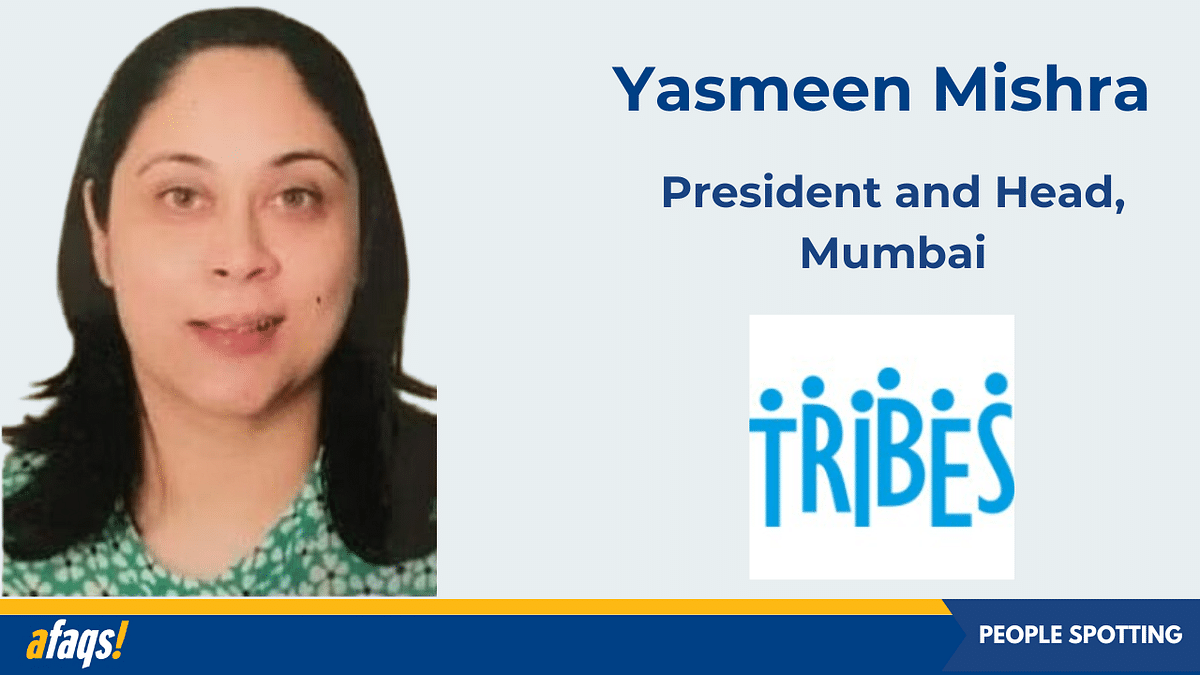 Tribes Communication ropes in Yasmeen Mishra as president and head, Mumbai