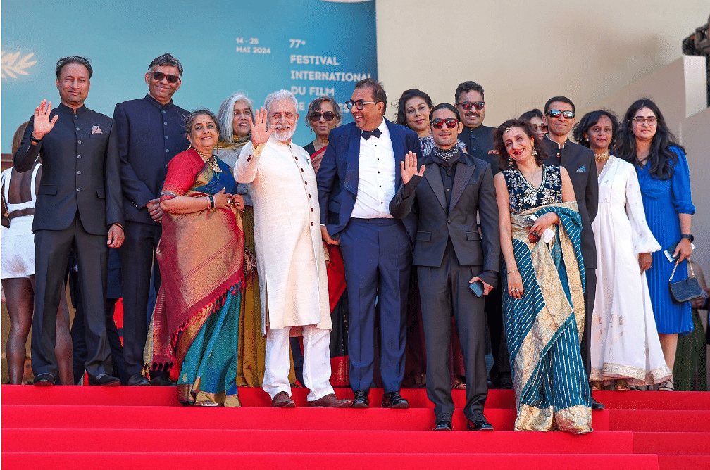 Manthan team at Cannes