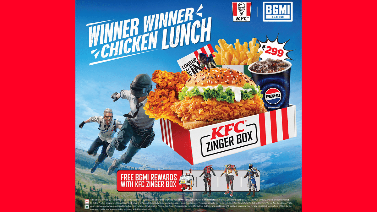 KFC and KRAFTON India partner to unveil the limited-time KFC Zinger Box with BGMI rewards