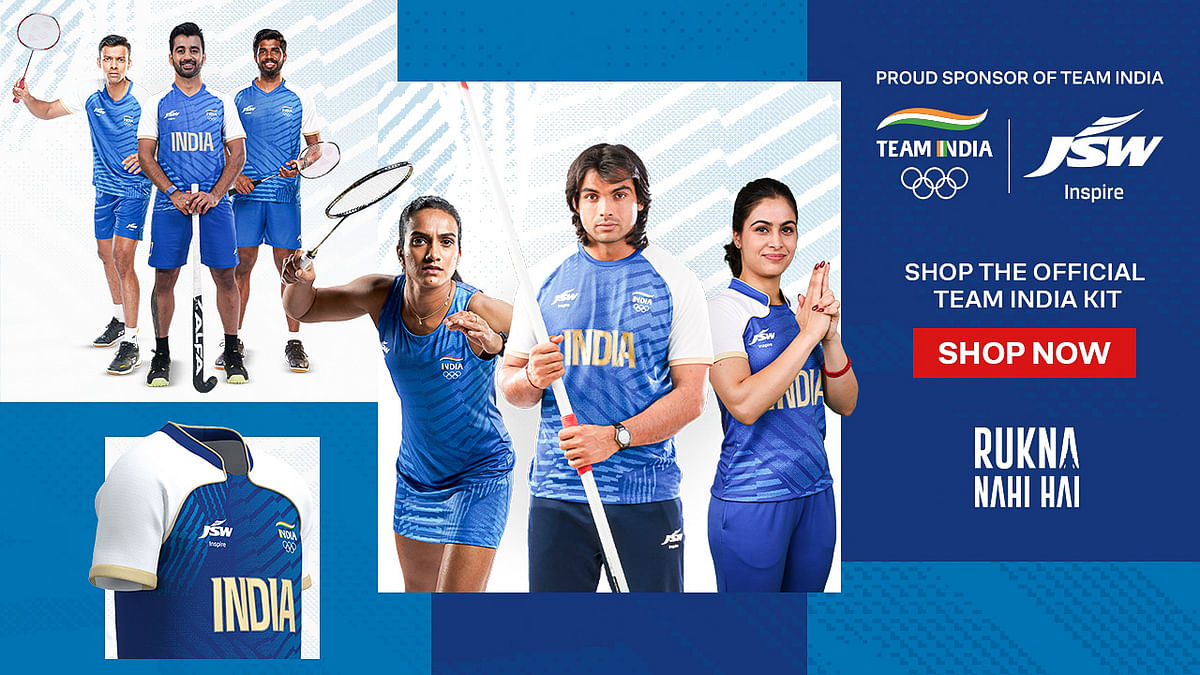 JSW Group unveils the official team India kit for the 2024 Olympics, inspired by Indian terrain
