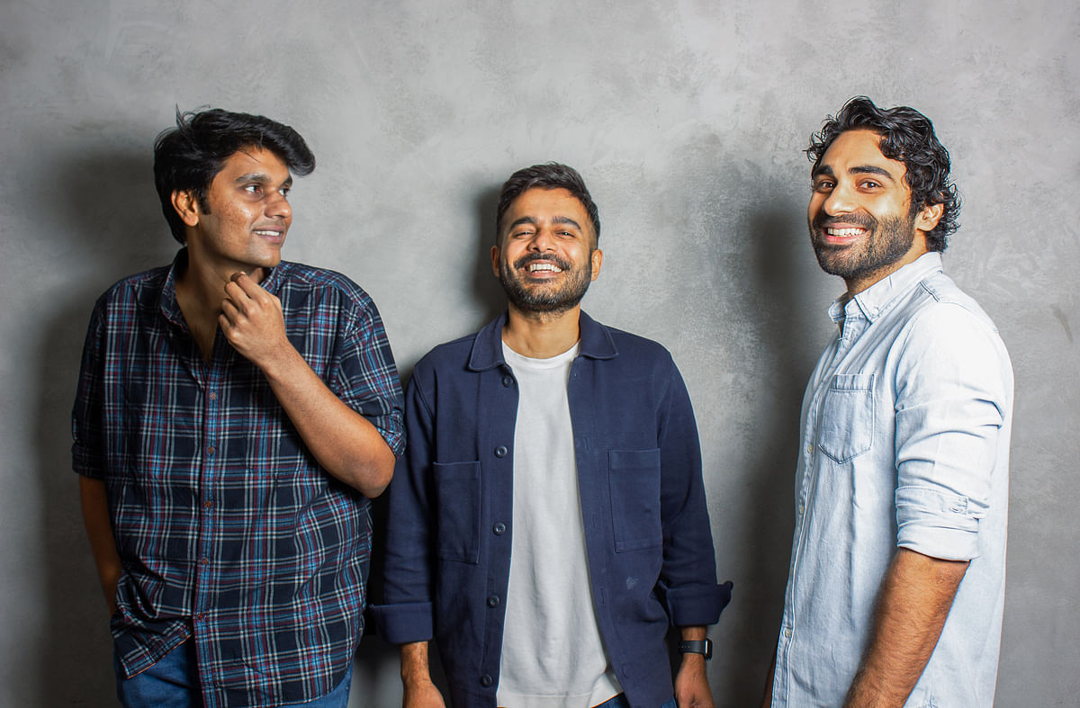 TNT co-founders PG Aditya, Gautam Reghunath, Viren Noronha (L-R)