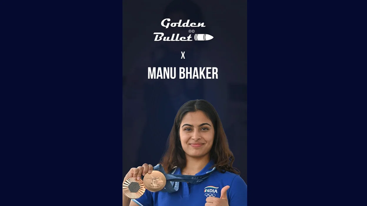 Golden Bullet Appoints Olympian Manu Bhaker as Brand Ambassador