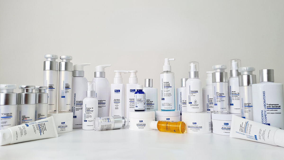 Fixderma's product portfolio