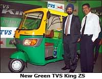 TVS Motor Company launches new Green TVS King ZS 4 Stroke CNG Auto Rickshaw 