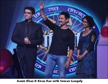 Aamir Khan and Kiran Rao to occupy the hot seat on 'Ke Hobey Banglar Kotipoti' on Mahuaa Bangla