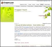 Fropper tries to make blogging EZ