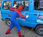 Spiderman casts a web for Big FM, Hyundai i10