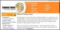 Misra launches ChangeIndia, Google, Yahoo and AOL chip in