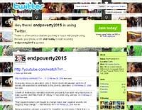 UN runs End Poverty by 2015 campaign on social media sites