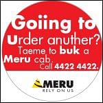 Meru Cabs shows red signal to driving after drinks
