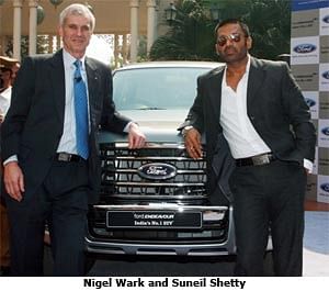 Suneil Shetty zooms off with Ford Endeavour