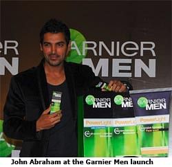 John Abraham is the face for Garnier Men