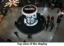 Apollo Tyres 'rolls out' mall display in the capital
