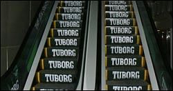 Carlsberg's Tuborg makes city malls and multiplexes see 'green'