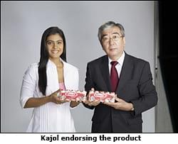 Kajol gets probiotic with Yakult