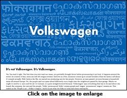 The Times of India blitzkrieg for Volkswagen