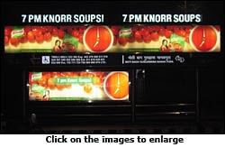 Knorr Soups 'dishes out' outdoor campaign blitzkrieg