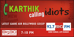Big FM promotes its countdown show on a big scale