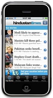 Hindustan Times launches iPhone application