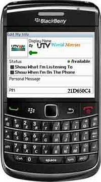 UTV World Movies targets Blackberry users