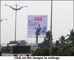 OMI executes high visibility OOH campaign for Videocon D2H