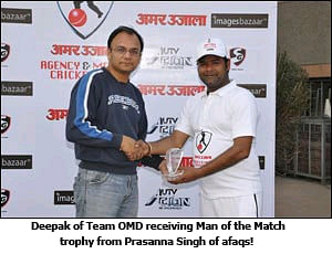 Amar Ujala AMCL 2011: Mercantile Advertising, Pioneer Next, DraftFCB Ulka and OMD on a winning streak on Day 1 in Delhi