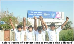 Colors breaks records to promote Guinness World Records - Ab India Todega
