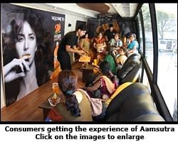 Tasting Aamsutra at Slice mango lounges