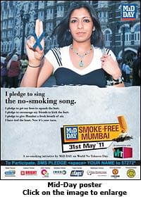 Mid-Day launches 'Smoke Free City' drive to celebrate World No Tobacco Day