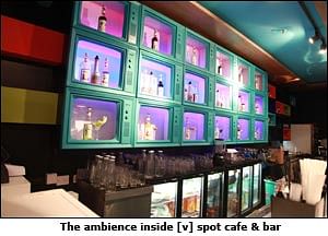 Channel [V] takes the brand to where all the action is; opens [v] Spot Caf&#233; & Bar