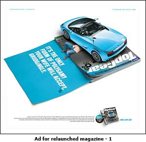 Revamped auto magazine TopGear launches outdoor and print campaign