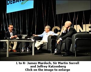 The Cannes Debate: Martin Sorrell with James Murdoch and Jeffry Katzenberg