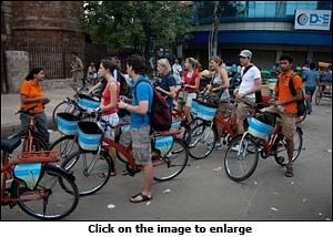 Bicycle branding: KLM Airlines takes off on DelhiByCycle's two wheelers
